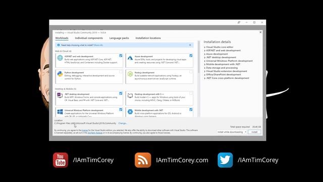 How To Install Visual Studio 2019 (for Free) смотреть онлайн