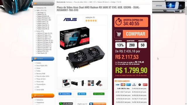 Promoções Hardware ! URGÊNCIA KABUM Final da Noite 10/11 ! B450 TUF R$ 679 + GTX 1650 SUPER R$ 1.19 смотреть онлайн