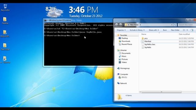 Create Jar ( Java Archive) in CMD смотреть онлайн