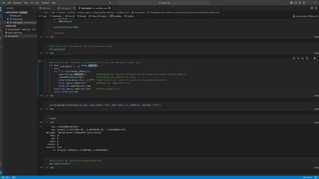 Python_scipy.minimize Parametrisierung Anfänger Multidatensatz смотреть онлайн