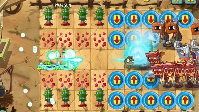 4 Team Best Plants x ICE x FIRE x PEA x ELECTRIC vs Team Zombies Fight! - Plants vs Zombies 2 смотреть онлайн