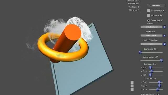 Real-time моделирование дыма на CPU смотреть онлайн