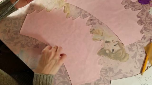 Юбка!! Купальник для художественной гимнастики. Розовый с цветами, часть 4. RG Leotard. Skirt.DIY смотреть онлайн