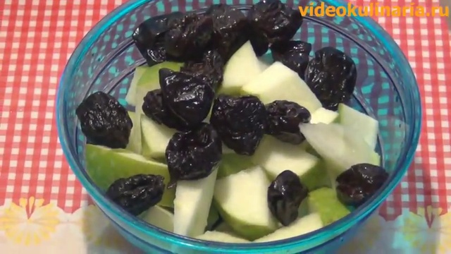 Как приготовить запеченную утку с яблоками и черносливом смотреть онлайн