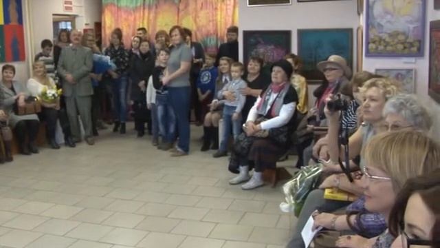 Открытием новой выставки Арт-галерея "Блик" отпраздновала свой шестой день рождения смотреть онлайн