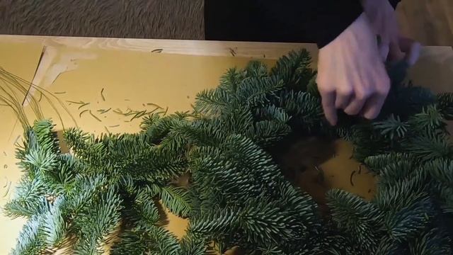 Новогодний венок как у флориста смотреть онлайн