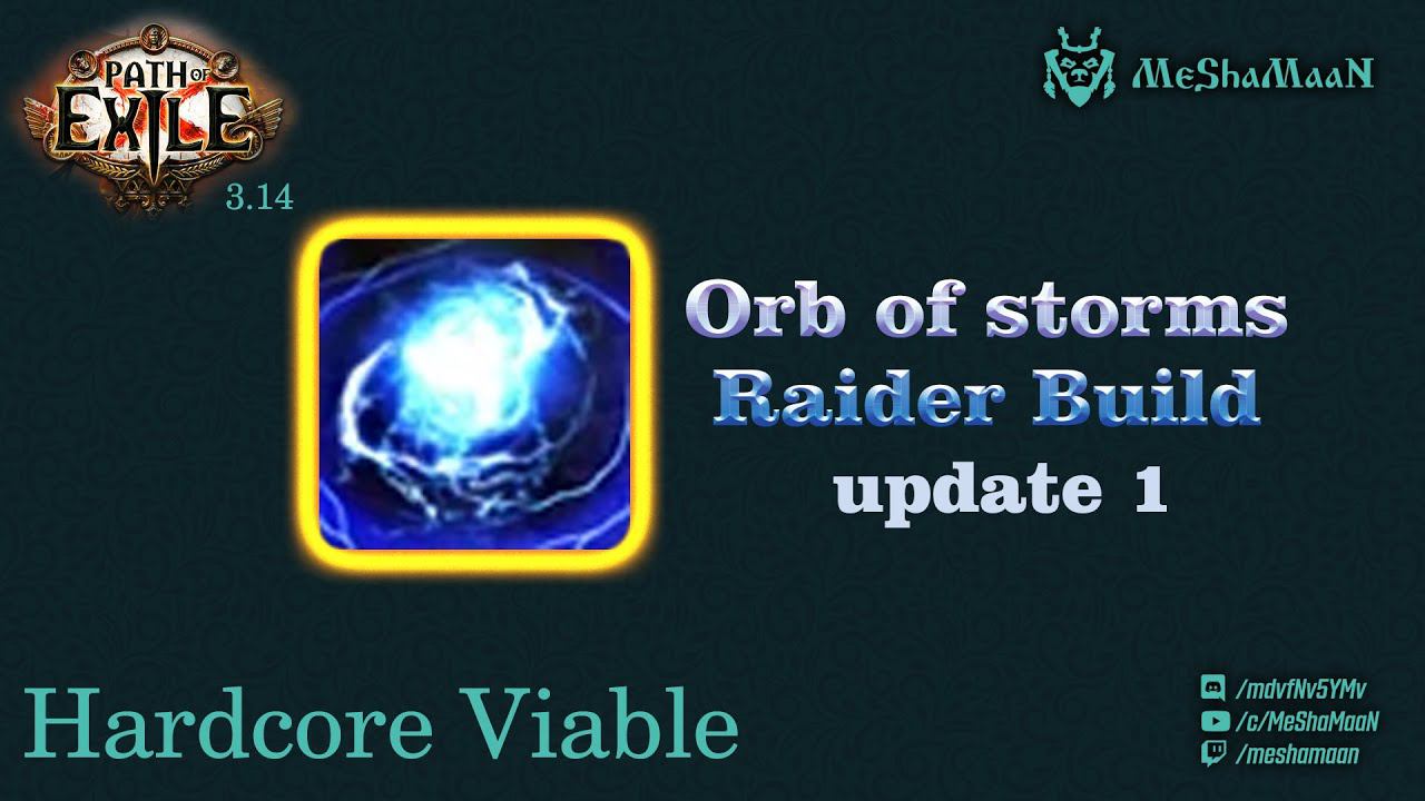 3.14 OOS Archmage Raider Build // Сфера бурь Архимаг Налетчица билд