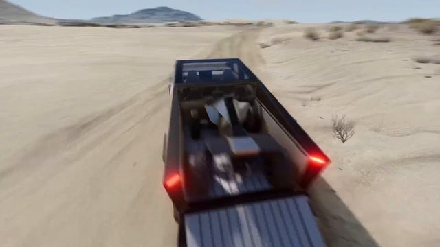 Loading the Tesla Cyber-Quad with the Cybertruck! - BeamNG.Drive Mod смотреть онлайн