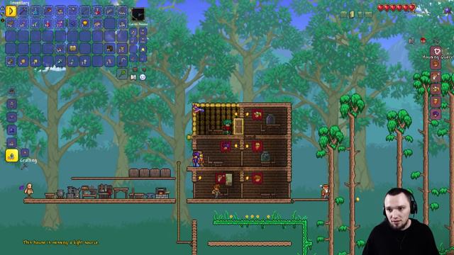 Прохождение Terraria 1.4 за стрелка. Мастер + Хардкор #2 смотреть онлайн