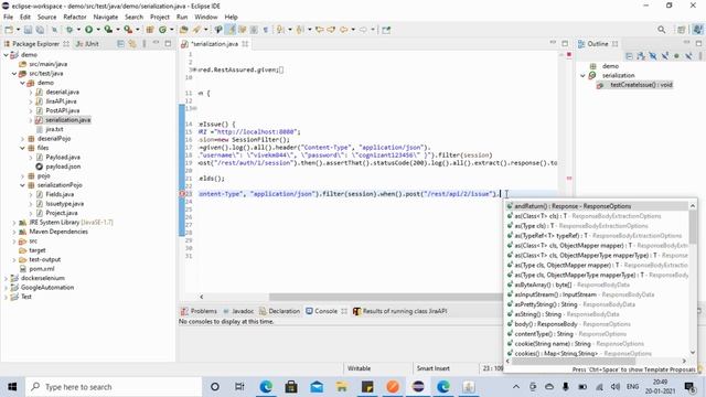 Chapter 14 - Serialization using POJO class смотреть онлайн