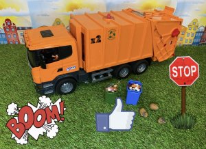 Garbage truck,Bruder, car, cartoon ??? 
Мультик про мусоровоз, машинки, видео для детей ?♻️✅