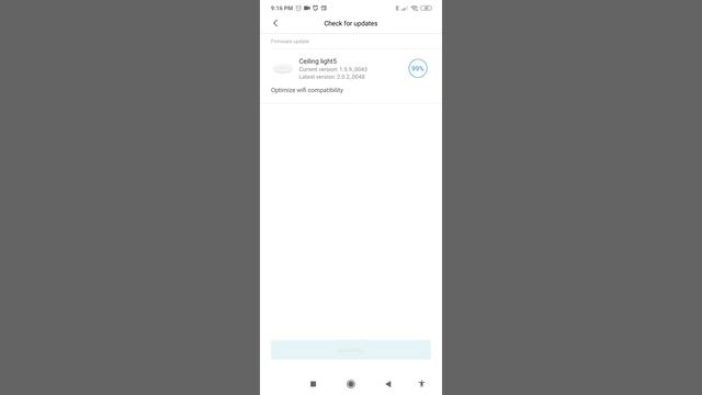 Xiaomi Yeelight JIAOYUE YLXD05YL 480 LED Ceiling Light firmware update from 1.5.9_0043 to 2.0.2_004 смотреть онлайн