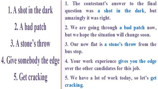 Урок 111. Английские идиомы. Выпуск 6. смотреть онлайн