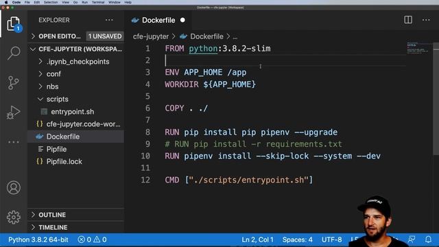 Deploy A Jupyter Notebook Server into Production using Docker & Heroku смотреть онлайн
