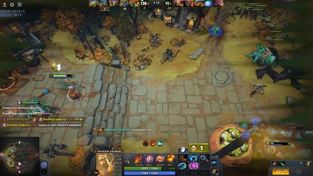 DOTA 2 ВОССТАНИЕ ТЬМЫ HALLOWEEN SHADOW SHAMAN смотреть онлайн