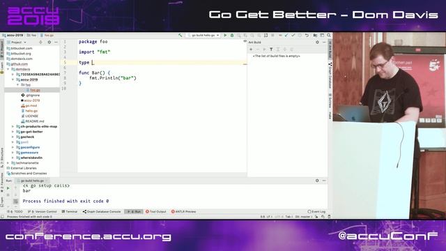 Go Get Better (Go Programming Language) - Dom Davis [ACCU 2019] REMASTERED смотреть онлайн