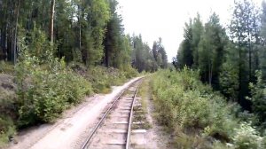 Кудемская узкоколейная железная дорога. Timelapse (август 2019)