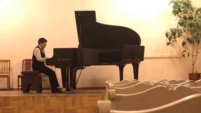 Феденко Дмитрий (12 лет). Л. Бетховен. Соната №10, op. 14, No 2. смотреть онлайн