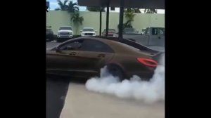 Дрифт мерседес CLS BANAN