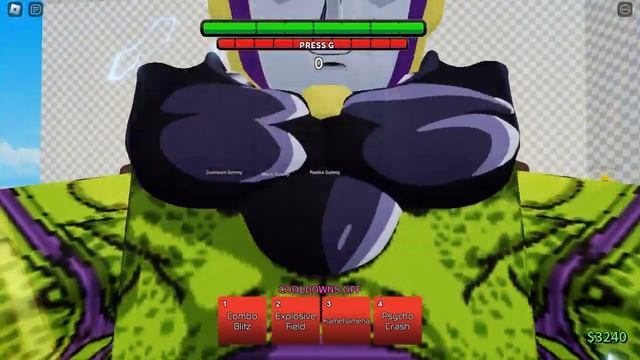 [ABA] CELL SHOWCASE (BUSTED) Roblox Anime Battle Arena смотреть онлайн