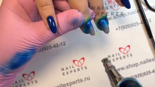 Аэрография на ногтях просто! Новогодний дизайн смотреть онлайн