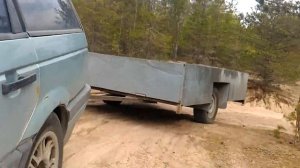 Движение задним ходом с прицепом