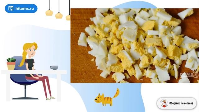 Салат из кальмаров с крабовыми палочками. Простые рецепты с фото пошагово смотреть онлайн