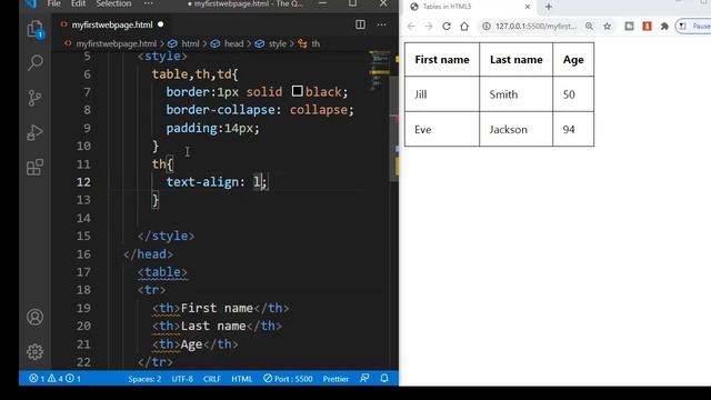 HTML5 Tables with CSS | Web Development | The Quick Code смотреть онлайн