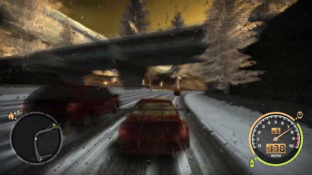 NFS Most Wanted Winter Rockport mod V0.8 смотреть онлайн