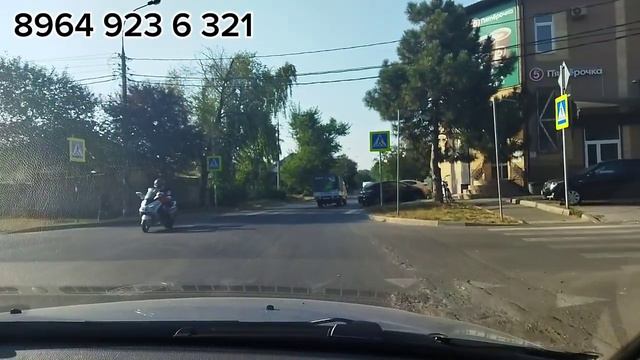 маршрут экзамена ГИБДД Краснодар часть 7( подготовлю к экзамену 8-964-923-6-321) смотреть онлайн