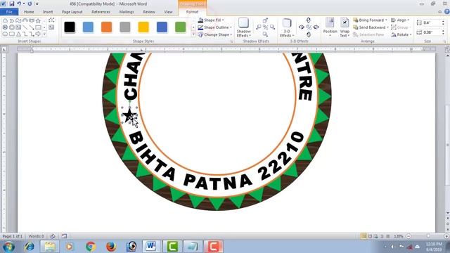 How to make a Education logo Design in Microsoft word смотреть онлайн