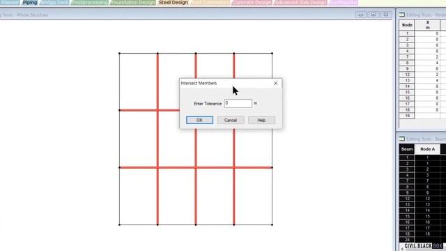 35. How to Intersect Beams to create Nodes-STAAD Pro for Beginners смотреть онлайн