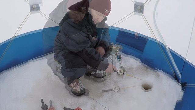 Лясоминка. 24.01.2021. Пытаемся половить рыбу. Зимняя рыбалка. Северная Двина. Дельта. смотреть онлайн