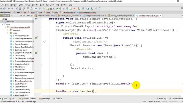 Nepali android tutorial Class 30 Thread, asynctask, handler,runnable смотреть онлайн
