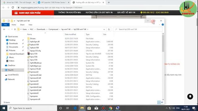 Hướng dẫn cài đặt driver máy in hp laserjet 1160 cho windows 10 | Vi Tính Huỳnh Lâm смотреть онлайн
