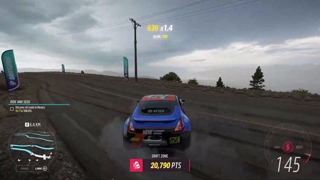 Nissan 370Z FD AWD Drift Gameplay & Build - Forza Horizon 5 2K Gameplay смотреть онлайн