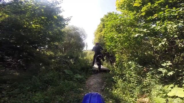 Ушёл с моста красиво:) Перове эндуро в жизни? смотреть онлайн
