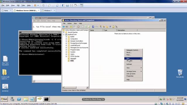 9. Create multi-user in domain смотреть онлайн