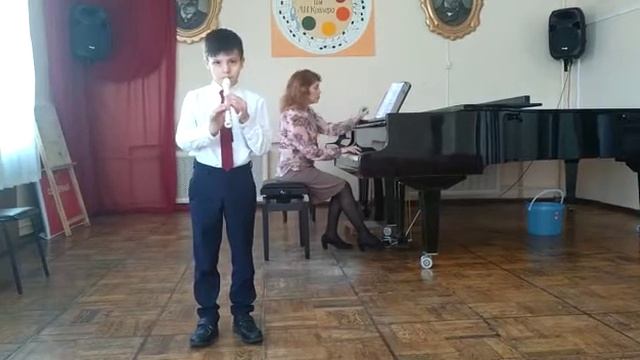 к. Вебер "Хор охотников". Исп. Азаров Клим, 2 кл. смотреть онлайн
