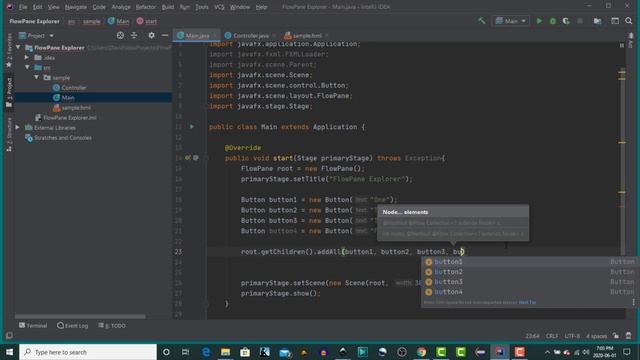 FlowPane | JavaFX GUI Tutorial for Beginners смотреть онлайн