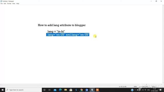 How to Add lang Attribute to Blogger:Adding Hindi language to Blogspot смотреть онлайн