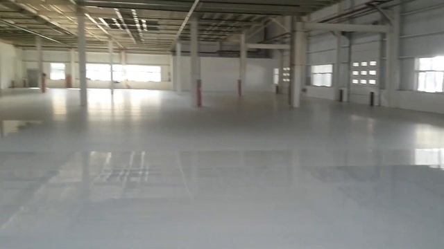 Как делают Наливные Полы в промышленных масштабах