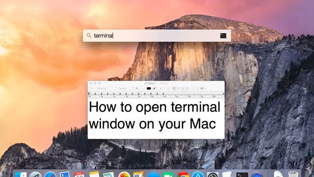 How to open terminal window on your Mac смотреть онлайн