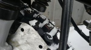 Bajaj Boxer 150 X / Установка переднего крыла на широкую резину