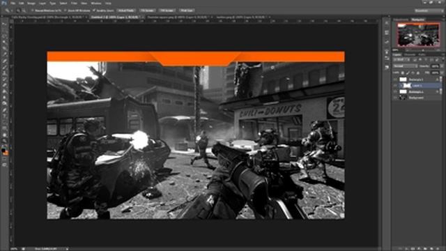 Basic Video Overlay - Photoshop Tutorial смотреть онлайн
