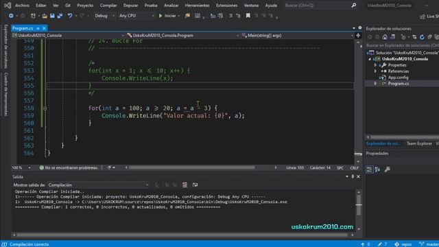 Bucle For en C Sharp (Estructura repetitiva o Ciclo For) ✅ | Curso C# 24 смотреть онлайн