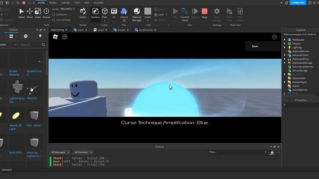 Gojo - Hollow purple cutscene ( 140 sub giveaway ) | Roblox studio смотреть онлайн