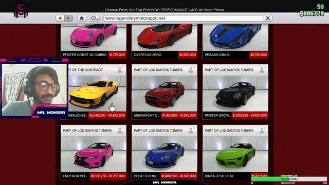 GTAV Online Grind and Races | Facecam On смотреть онлайн