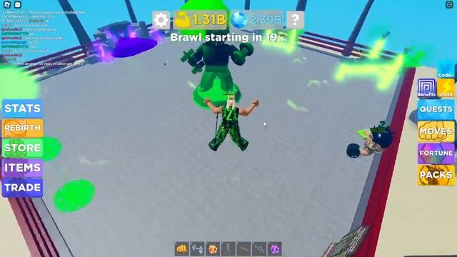 Roblox ?Muscle Legends Glitch Pets смотреть онлайн