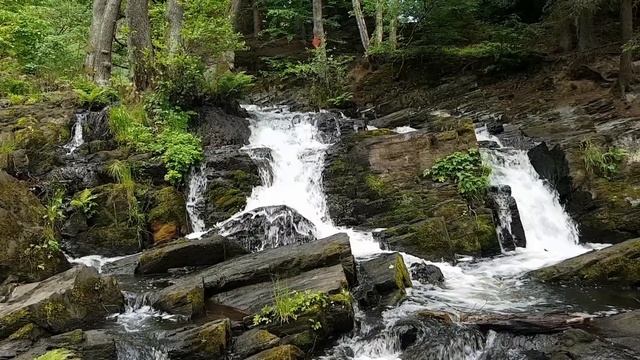 Расслабьтесь под шум водопада #звукиприроды